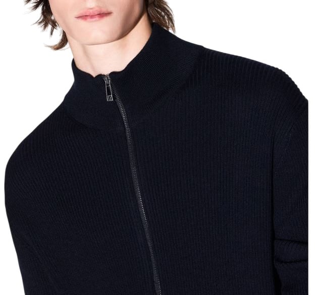 Armani Exchange Cardigan Blauw