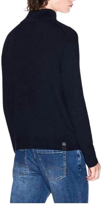 Armani Exchange Cardigan Blauw