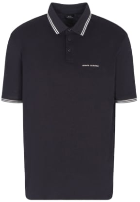 Armani Exchange T-Shirts And Polos Blue Blauw