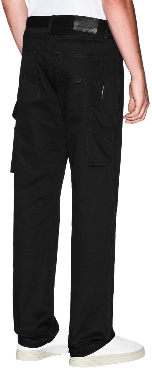 Armani Exchange Trousers Black Zwart