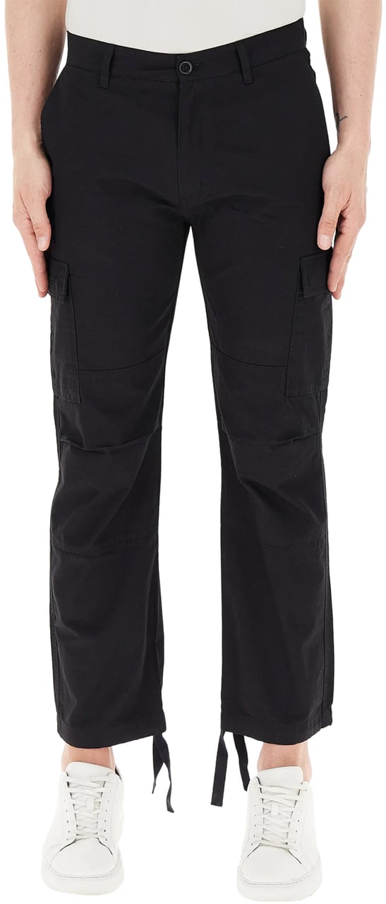 Armani Exchange Trousers Black Zwart