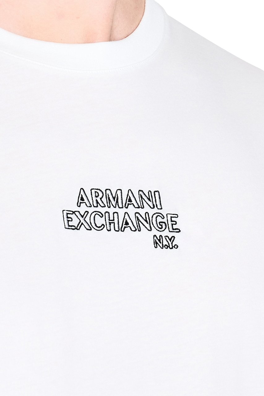 Armani Exchange T-Shirts And Polos Off White Wit