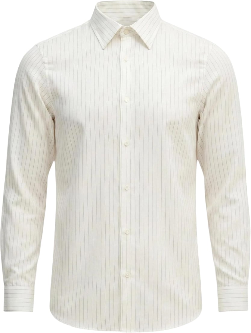 Armani Exchange Shirts Off White/Driftwood Wit