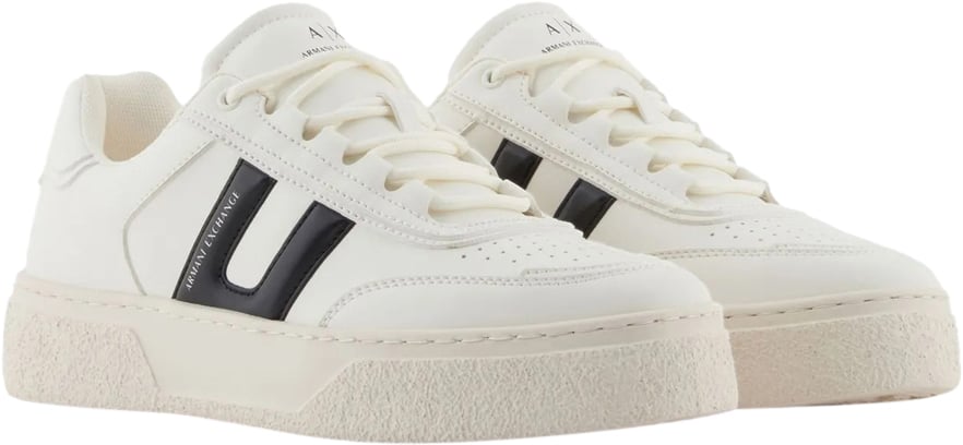 Armani Exchange Sneakers Off Whiteblack Wit