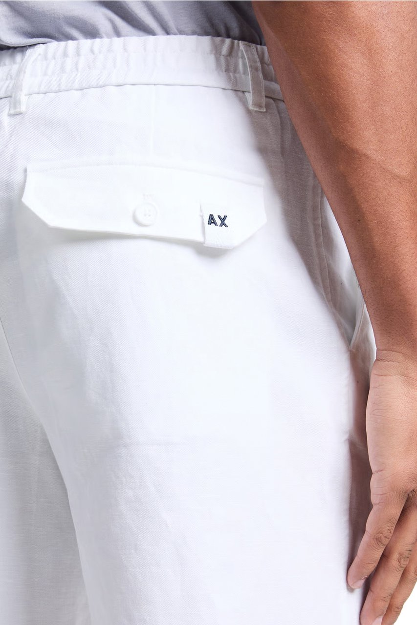 Armani Exchange Shorts Brilliant White Wit