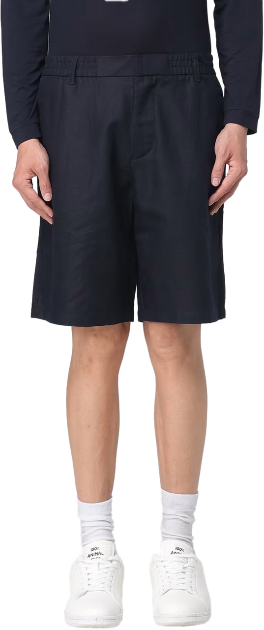Armani Exchange Shorts Deep Blue Blauw