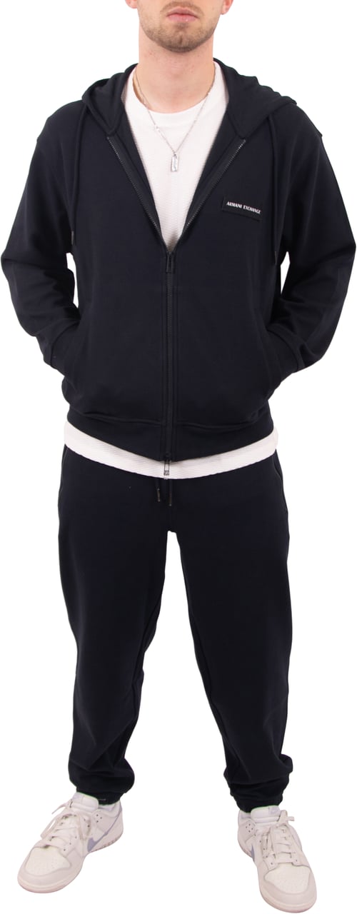 Armani Exchange Armani Exchange Sweatshirt (Vest) met Capuchon Blauw