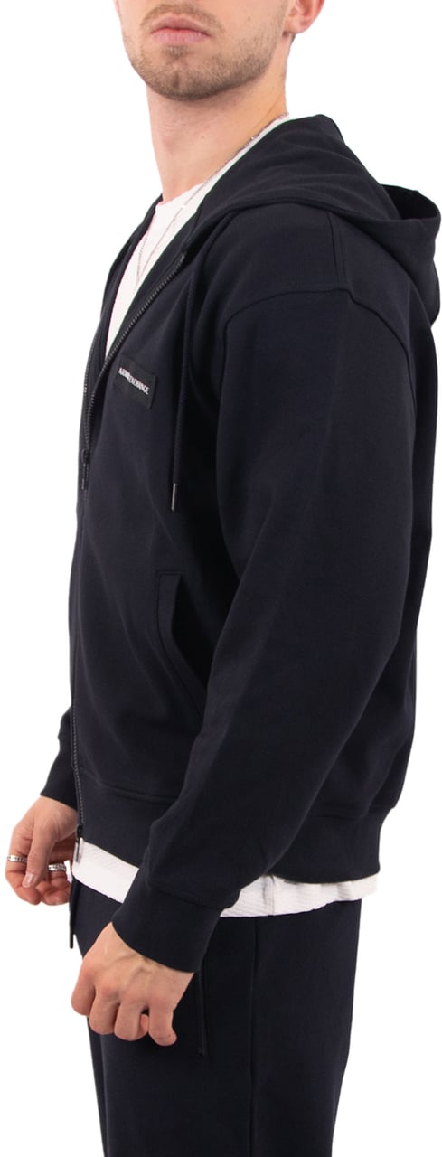 Armani Exchange Sweatshirt (Vest) met Capuchon Blauw