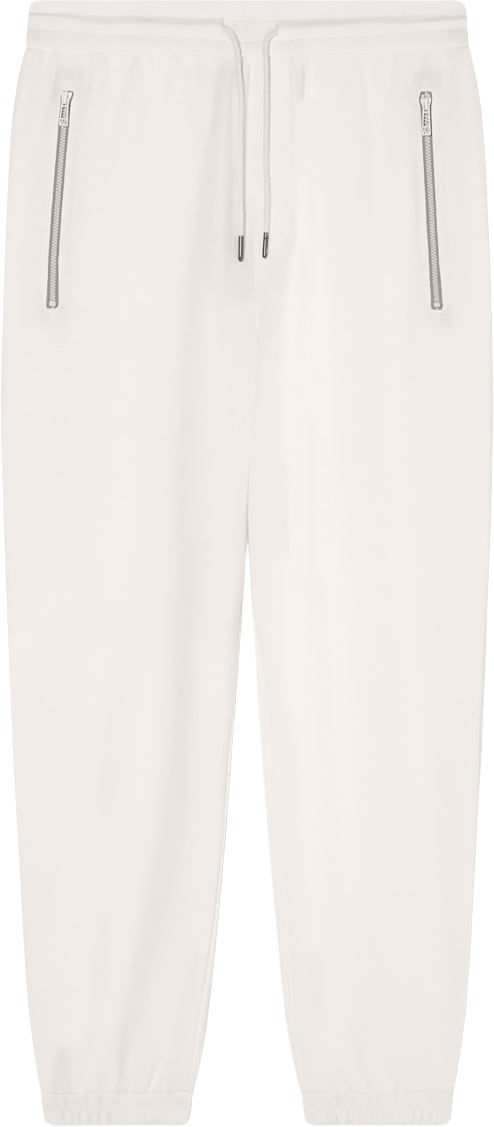 Armani Exchange Trousers Cream Wit