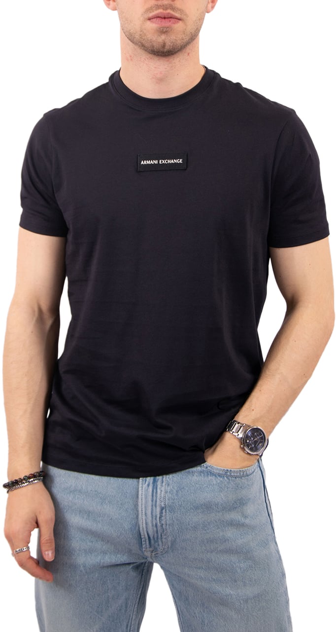 Armani Exchange T-Shirt Blauw