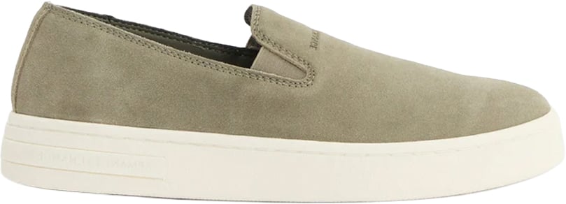 Armani Exchange Sneakers Olive Donkergroen