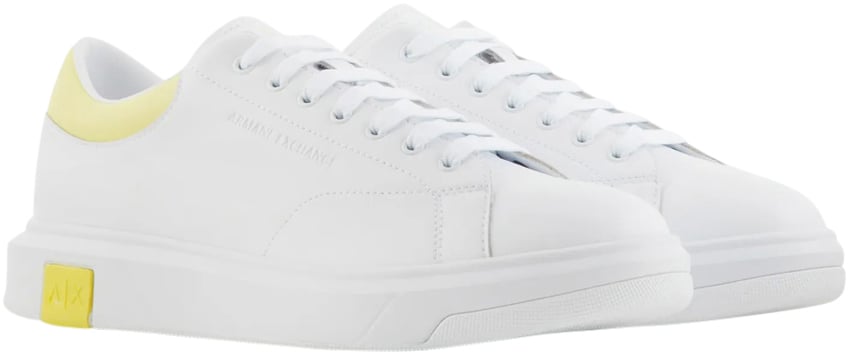 Armani Exchange Sneakers Biancolime Wit