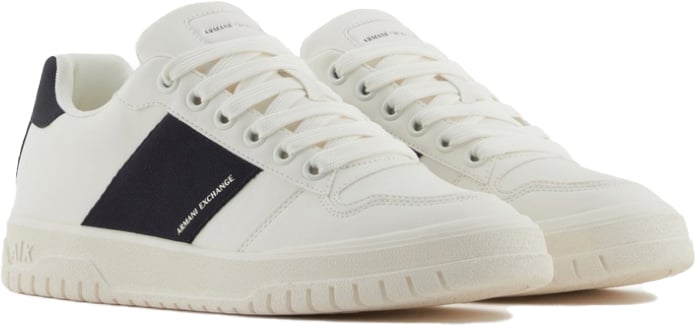 Armani Exchange Sneakers Biancoblu Navy Wit