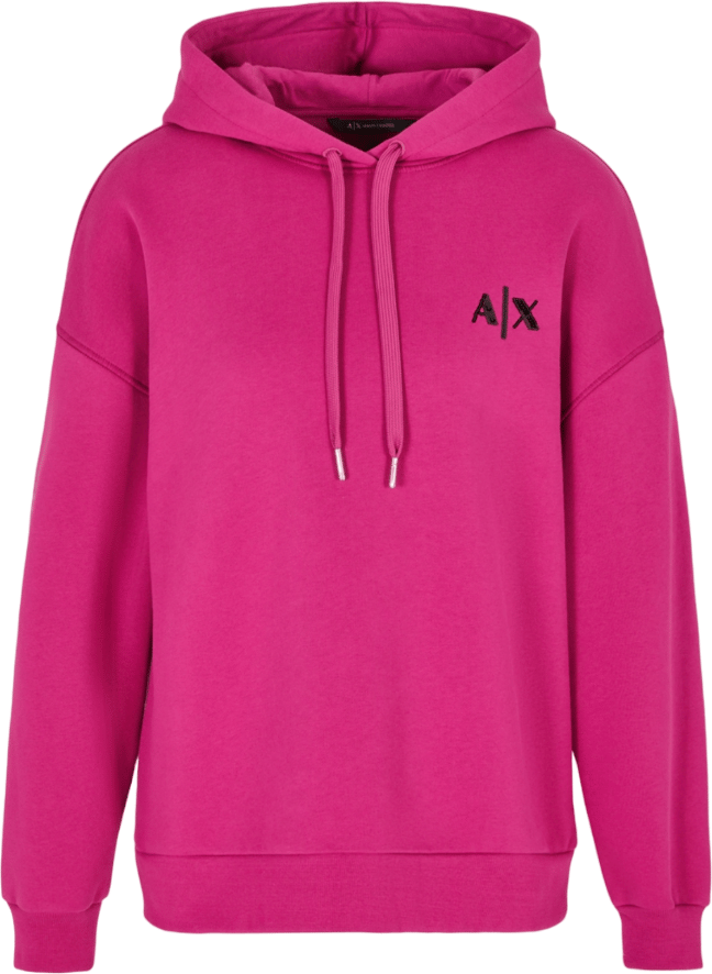 Armani Exchange Hoodie Paars