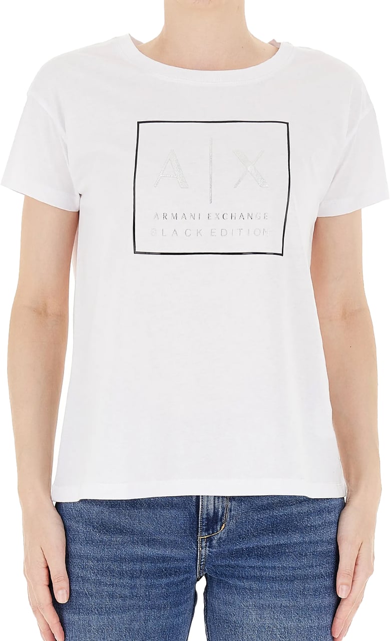 Armani Exchange T-Shirts And Polos White Wit