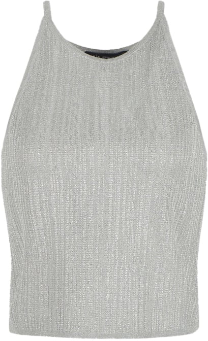 Armani Exchange Top Silver Zilver