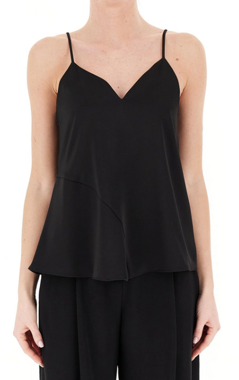 Armani Exchange Top Black Zwart