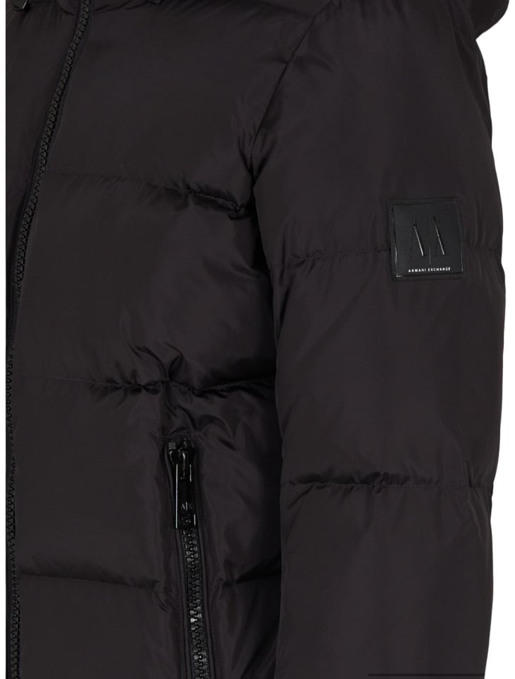 Armani Exchange Coat Zwart