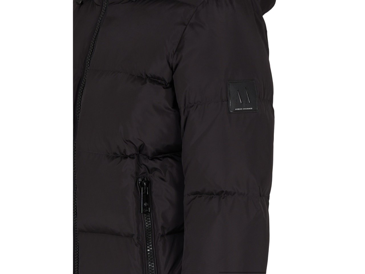 Armani Exchange Coat Zwart