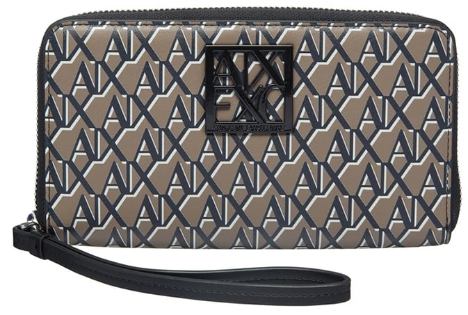 Armani Exchange Wallets Beige Logo Beige