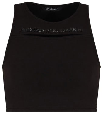 Armani Exchange Top Black Zwart