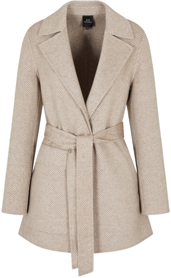 Armani Exchange Coats Beige Beige