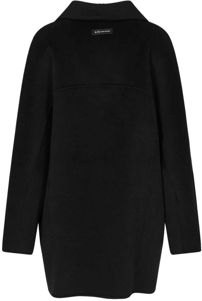 Armani Exchange Coats Black Zwart