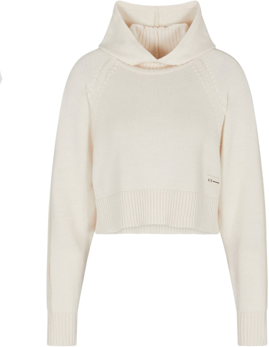 Armani Exchange Sweaters Cream Wit