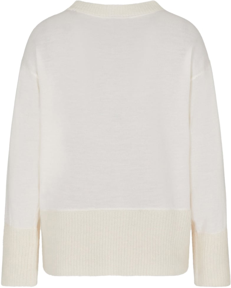 Armani Exchange Sweaters Cream Wit