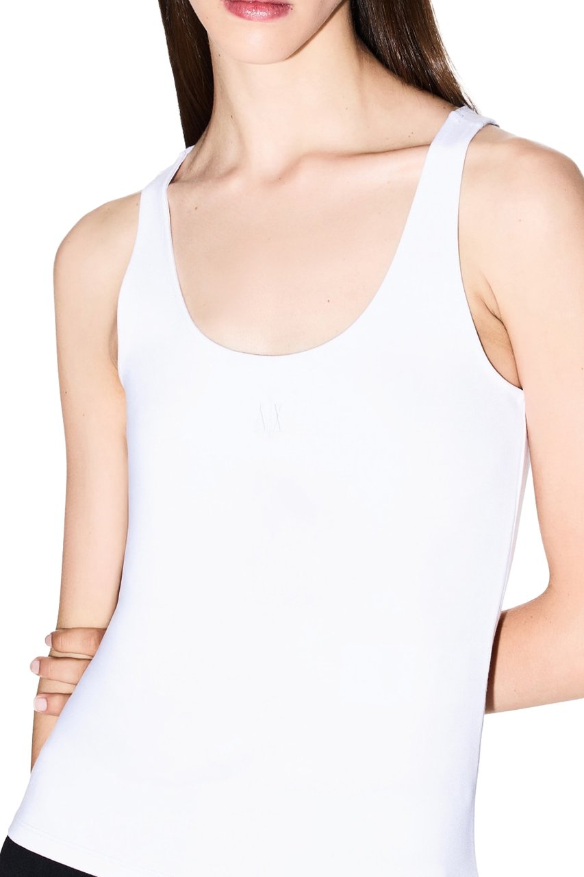 Armani Exchange Top Optic White Wit