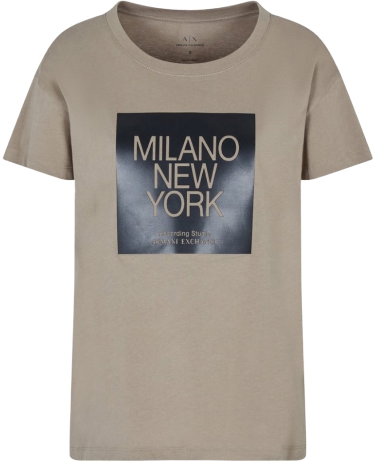 Armani Exchange T-Shirts And Polos Brown Bruin