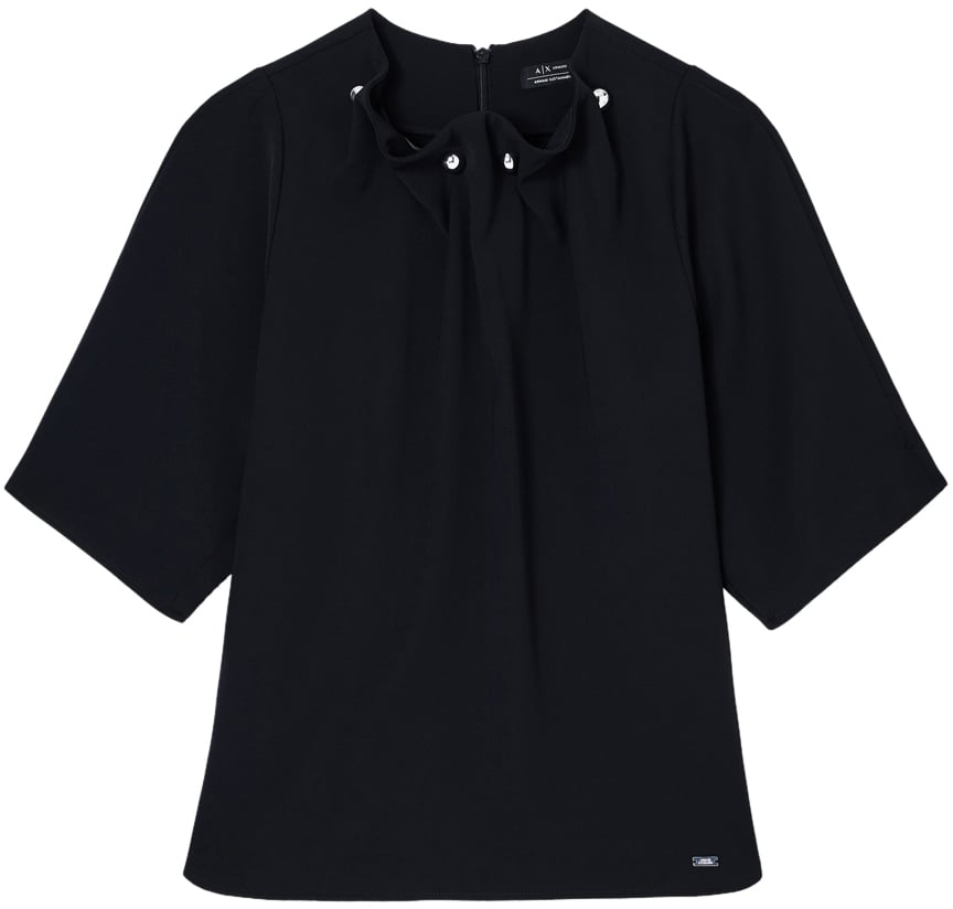 Armani Exchange Shirts Black Zwart