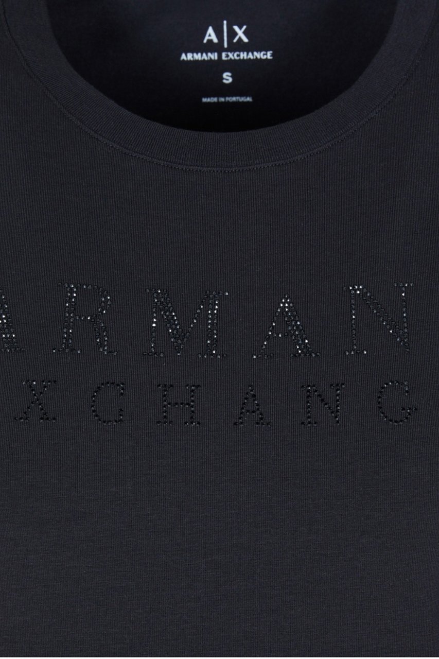 Armani Exchange T-Shirts And Polos Black Zwart