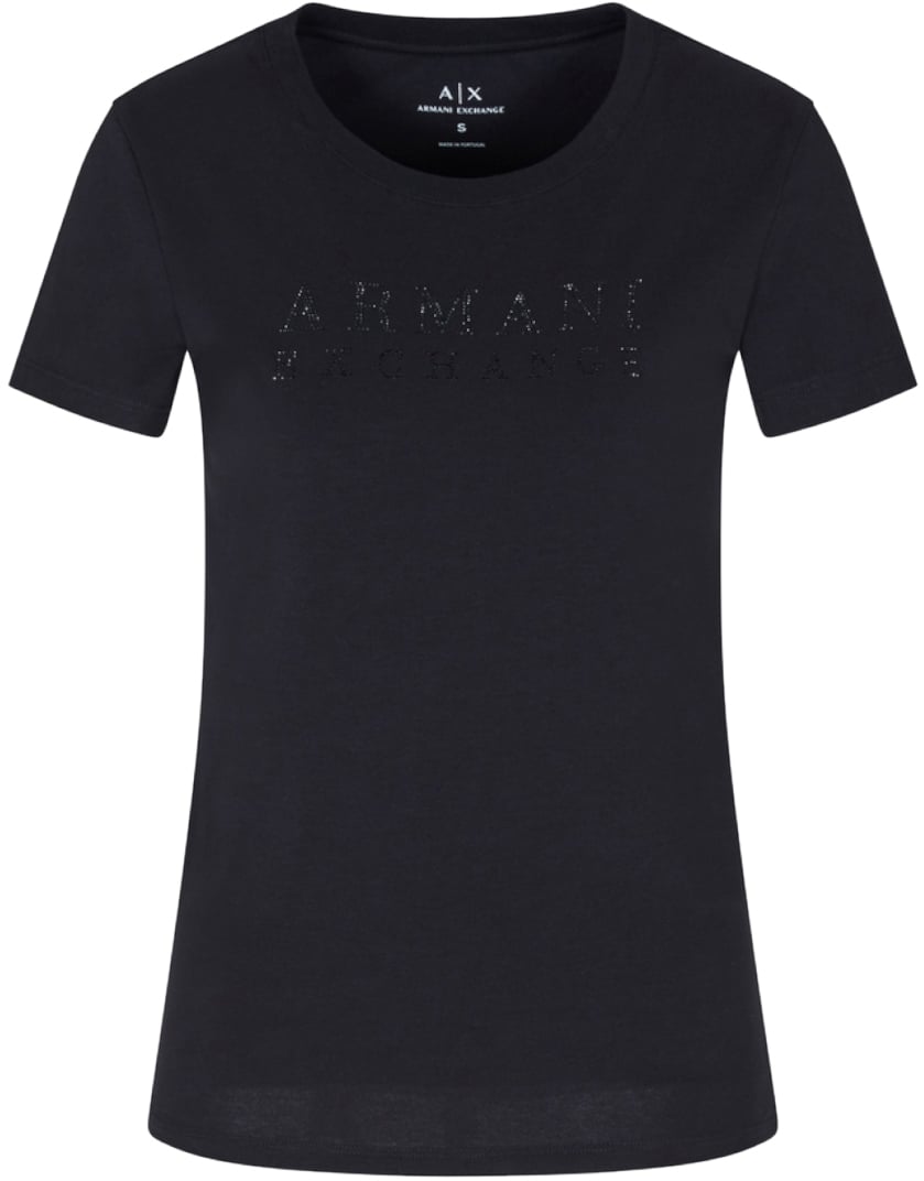 Armani Exchange T-Shirts And Polos Black Zwart