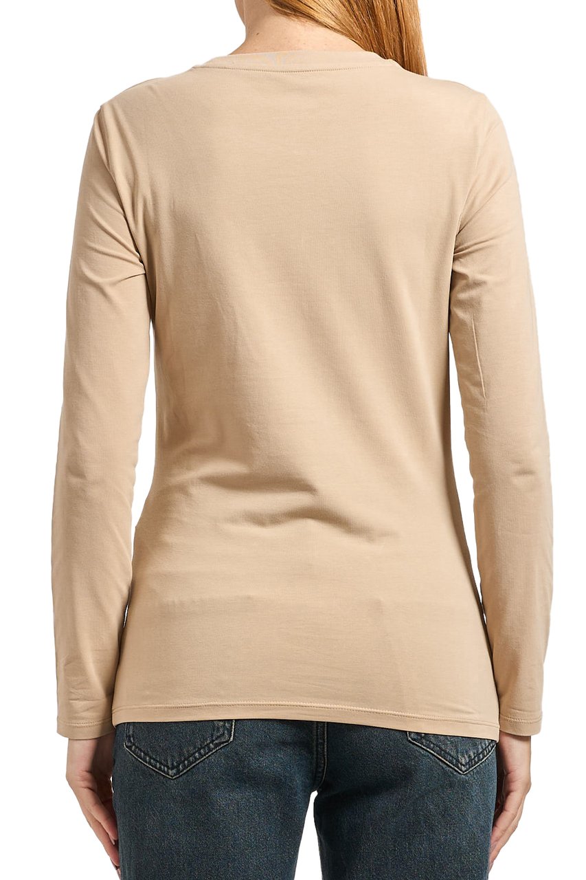 Armani Exchange T-Shirts And Polos Beige Beige