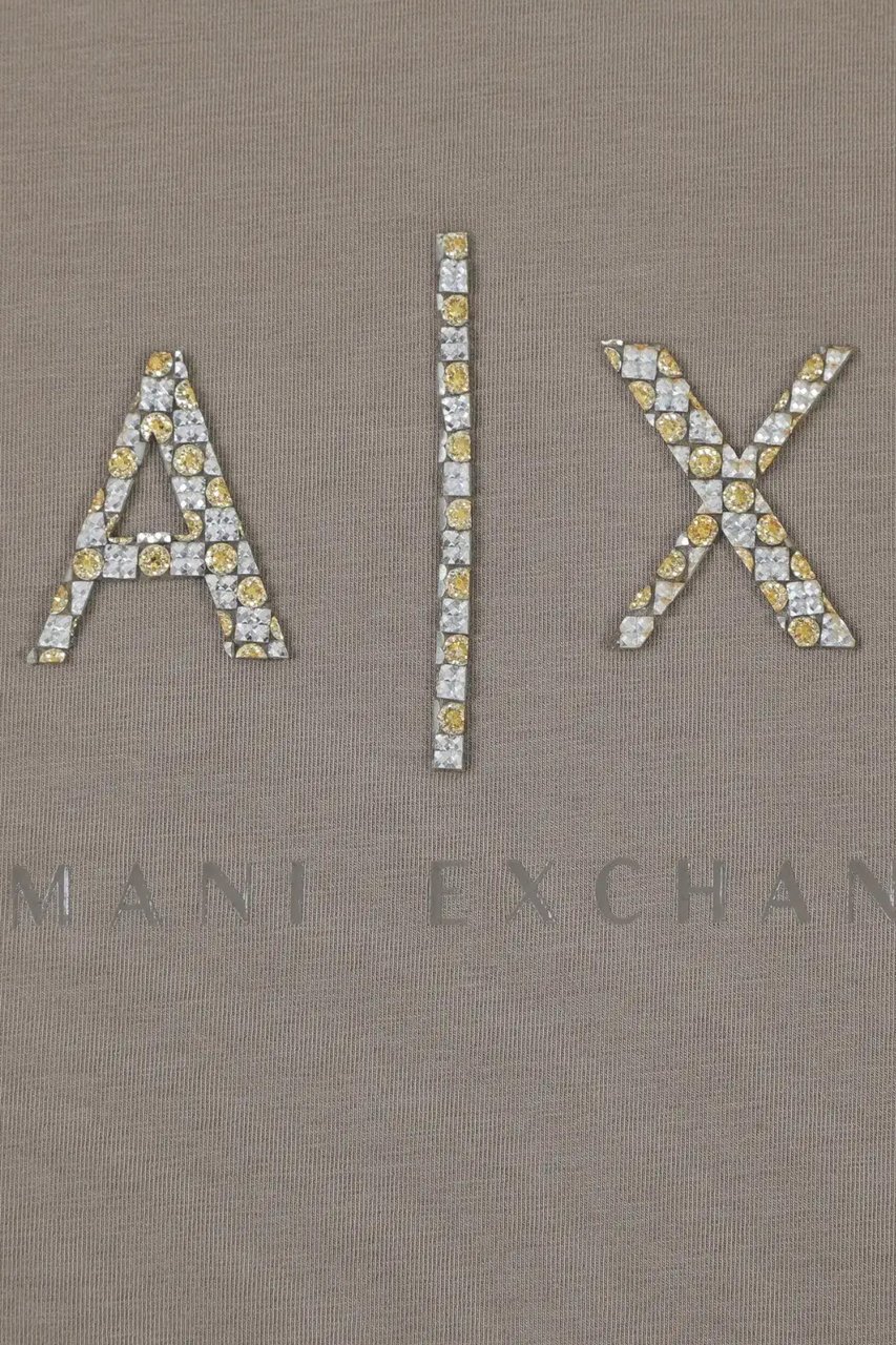 Armani Exchange T-Shirts And Polos Brown Bruin