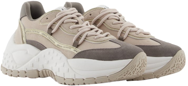 Armani Exchange Sneakers Beige Beige