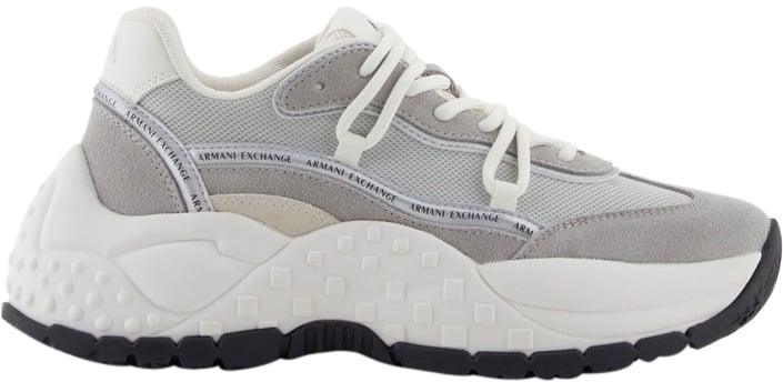 Armani Exchange Sneakers Grey Grijs