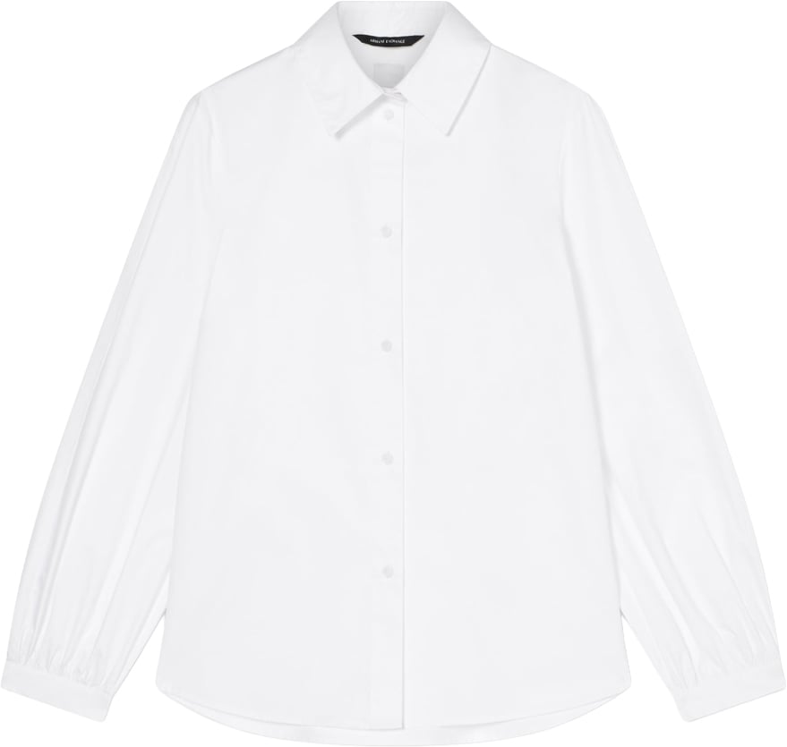 Armani Exchange Shirts Optic White Wit
