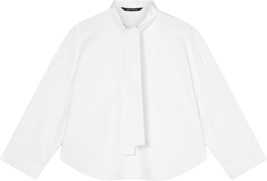 Armani Exchange Shirts Optic White Wit