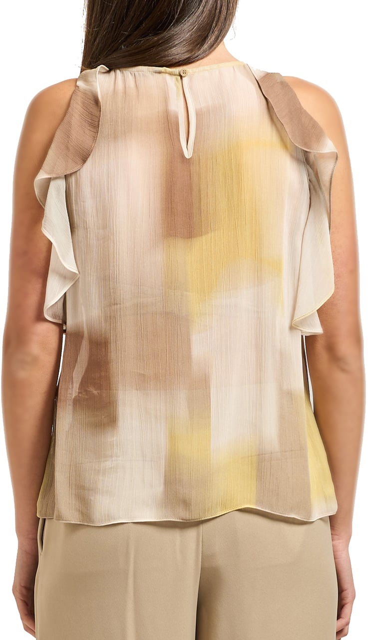 Armani Exchange Shirts Horizon Print Wit