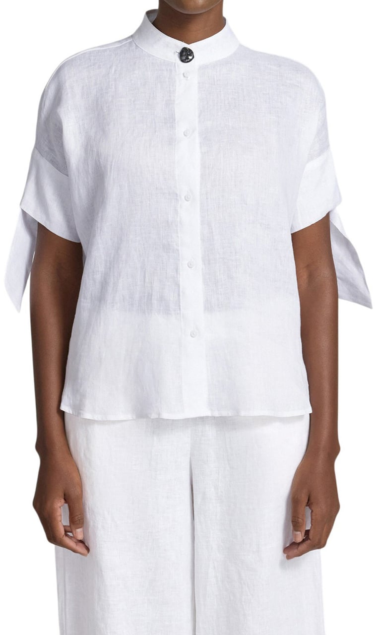 Armani Exchange Shirts Optic White Wit