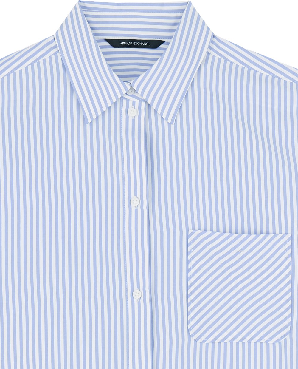 Armani Exchange Shirts Opt.White/Glacial St Wit