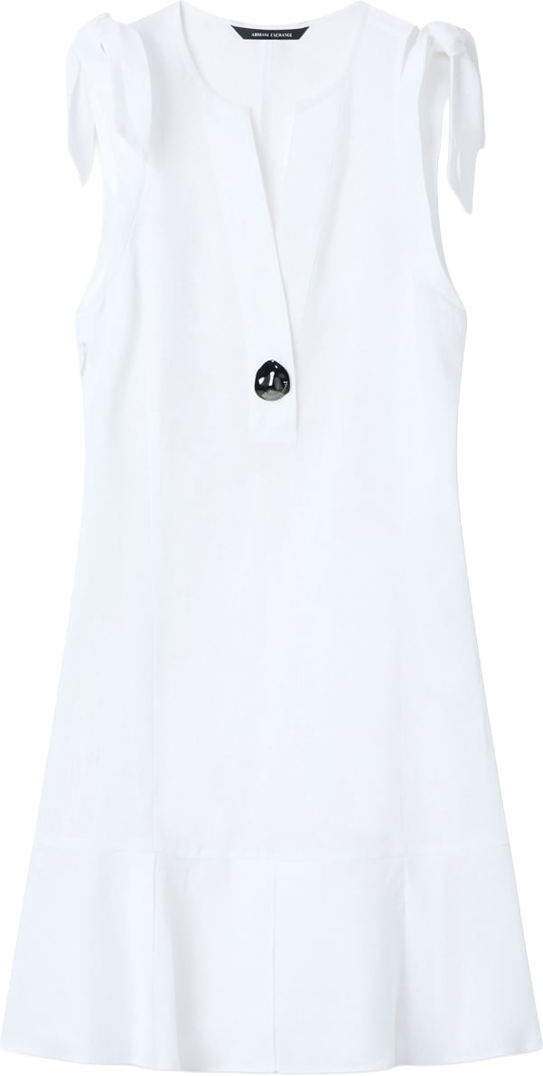 Armani Exchange Dresses Optic White Wit