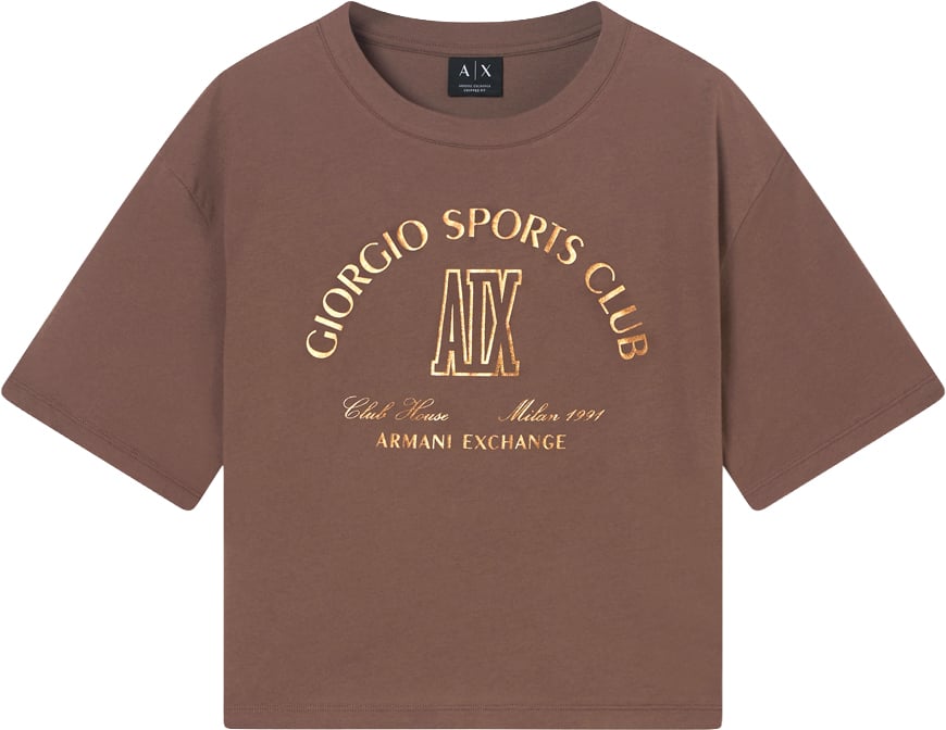 Armani Exchange T-Shirts And Polos Earth Bruin