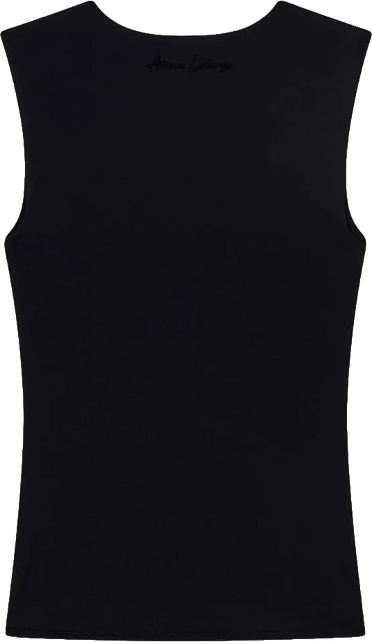 Armani Exchange Top Black Zwart
