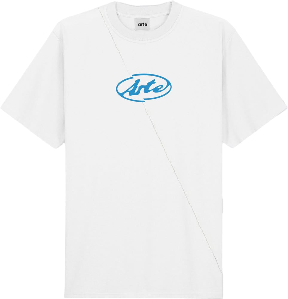 Arte Antwerp T-Shirt Circle Logo Bianca Wit