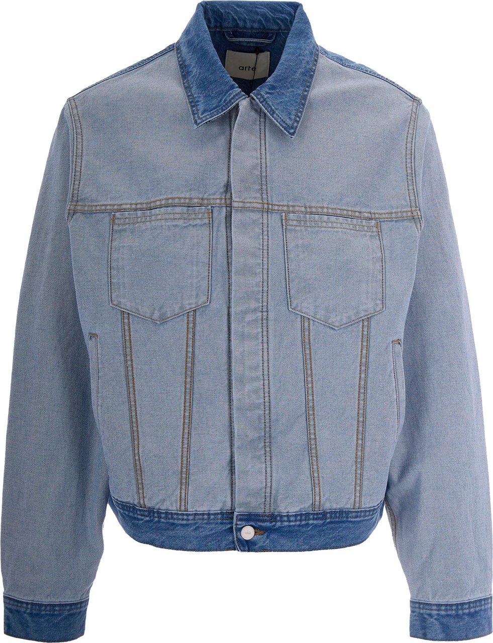 Arte Antwerp Coats Denim Bleach Lichtblauw
