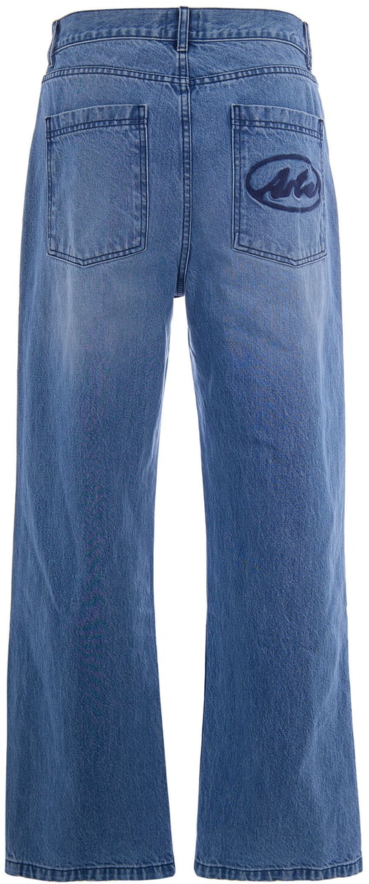 Arte Antwerp Jeans Denim Bleach Blauw