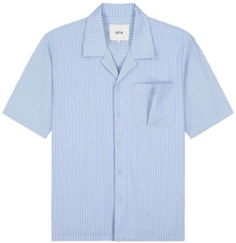 Arte Antwerp Shirts Blue Blauw